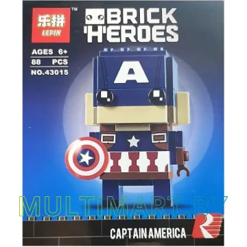 Конструктор Lepin 43015 Капитан Америка